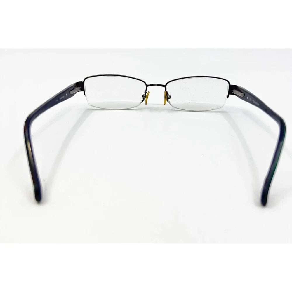 Gant Eyeglasses Womens Purple Half Rim Rectangular Frames 51-17-135